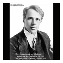 Robert Frost Road Less Traveled Quote Poster posters