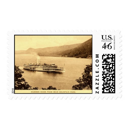 Robert Fulton Hudson River Bear Mountain Park NY Postage Stamp