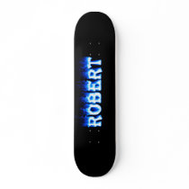 robert ghost flame skateboard graphic design by ma