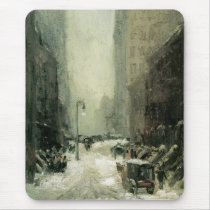 Robert Henri, Snow in New York Mousepads
