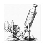 Robert Hooke's Microscope Gallery Wrapped Canvas
