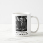 Robert S.McNamara Portrait B/W Coffee Mugs