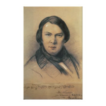 Robert Schumann  1853 Canvas Print