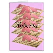 Roberta cards by lollypopgirrrl Roberta cards