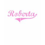 Roberta Classic Style Name t-shirts