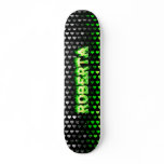 Roberta green fire Skatersollie skateboard.