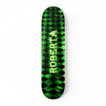 Roberta green fire Skatersollie skateboard.