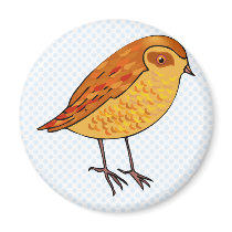 Roberta Robin Fridge Magnet