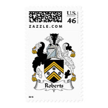 Roberts Family Crest postage