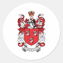Robertson Family Coat of Arms Sticker