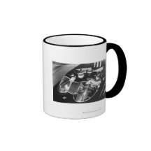 Robin and Batman in Batmobile Coffee Mug