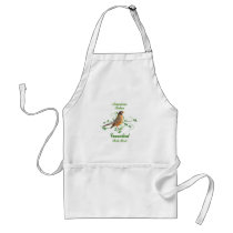 Robin Connecticut State Bird Aprons