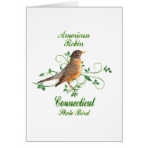 Robin Connecticut State Bird Cards