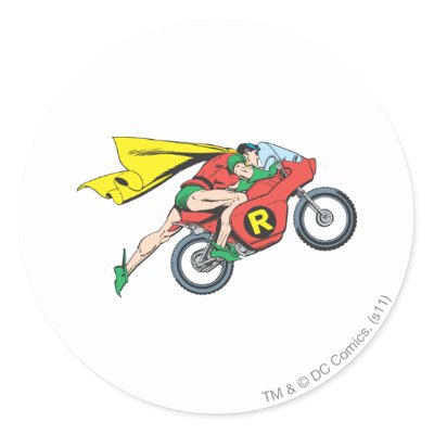 Robin & Cycle stickers