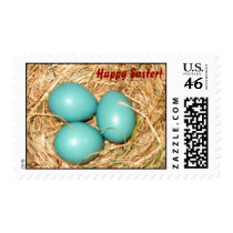 Robin Eggs, Happy Easter! postage by dennyph Robin Eggs, Happy Easter! postage