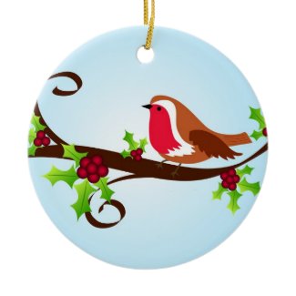 Robin holly - Ornament ornament