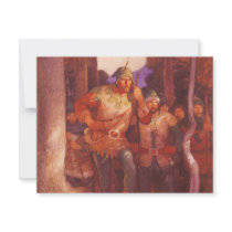 Robin Hood and the Men of Greenwood  by NC Wyeth Custom Invitations