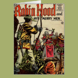 Robin Hood Comic Book Greeting Card