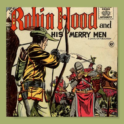 Robin Hood Comic Book Posters Zazzle_print