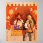 Robin Hood Meets Maid Marian by NC Wyeth Posters