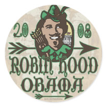 Robin Hood Obama Sticker