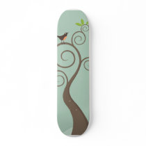Robin in a Swirly Tree skateboards