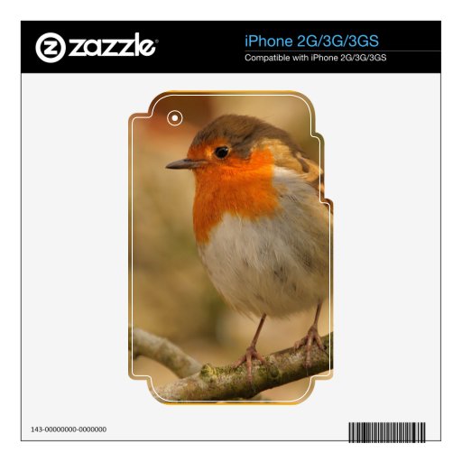 Robin in Sunshine iPhone 3G Decals