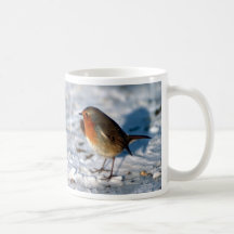 Robin In The Snow Mug