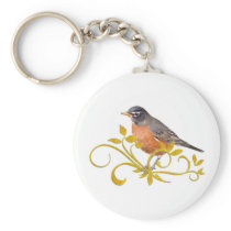 Robin Key Chain