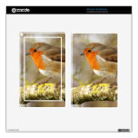 Robin on Branch Decal For Kindle Fire