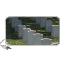 Robin on gravestone PC speakers