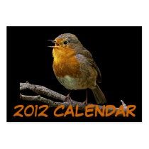 Robin Purse Calendar Card Business Cards
