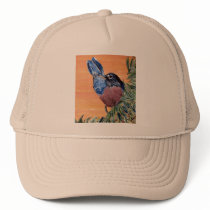 Robin Red Breast Trucker Hats