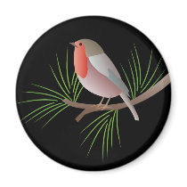 Robin Redbreast magnets
