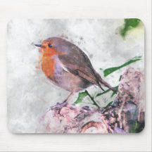 Robin Redbreast Mouse Pad