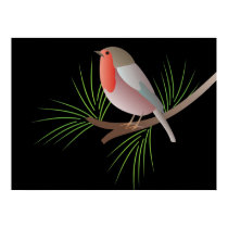 Robin Redbreast Poster posters