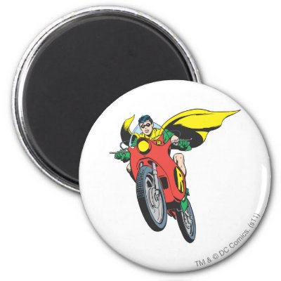 Robin Rides 2 magnets