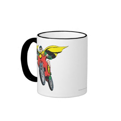 Robin Rides 2 mugs