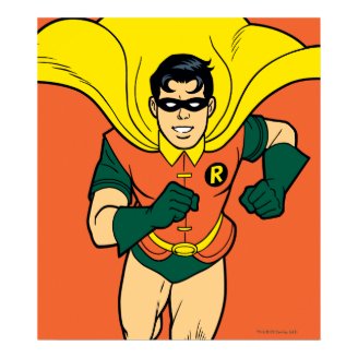 Robin Running Print
