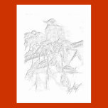 Robin Sketch Postcards postcards