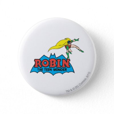 Robin The Teen Wonder buttons