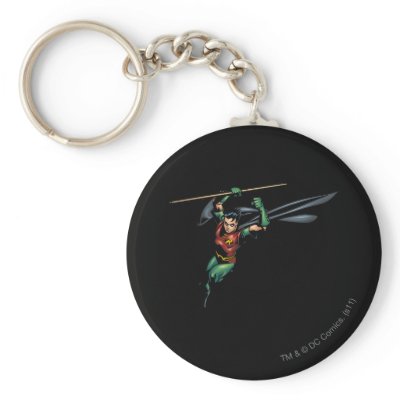 Robin with Staff - Leaps keychains