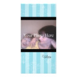 Robin's Egg Blue Personalized Photo Card