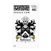 Robinson Family Crest Postage Stamp