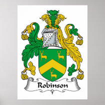 Robinson Family Crest Poster