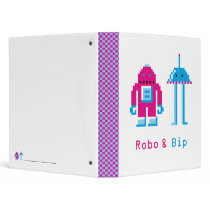 Robo & Bip Vinyl Binder