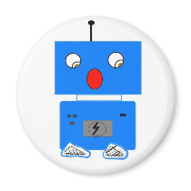 ROBO IN SHOCK magnets by anaisacolon ROBO IN SHOCK magnets