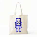Robo Phone - Blue Tote Bag