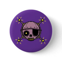 Robo Pirate buttons by skullabee Robo Pirate buttons