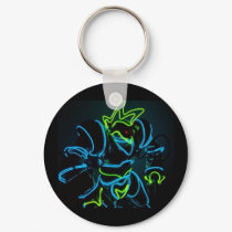 Robo-Raver Keychain by technodjmarshy Robo-Raver Keychain